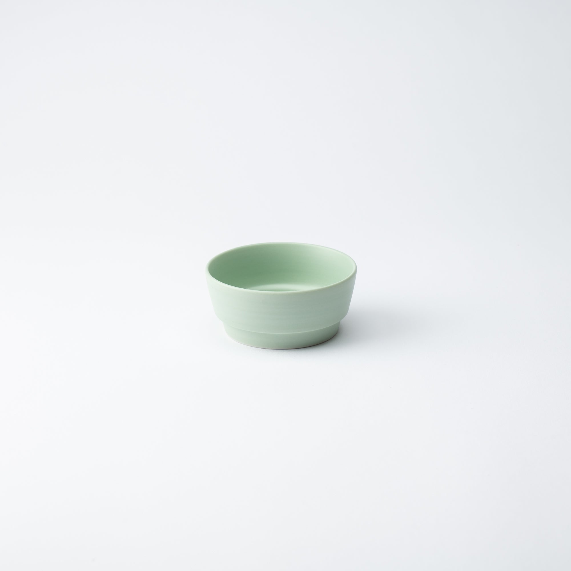 Arita Porcelain Lab Grass Green Conic Modern Jubako Bento Box - MUSUBI KILN - Quality Japanese Tableware and Gift