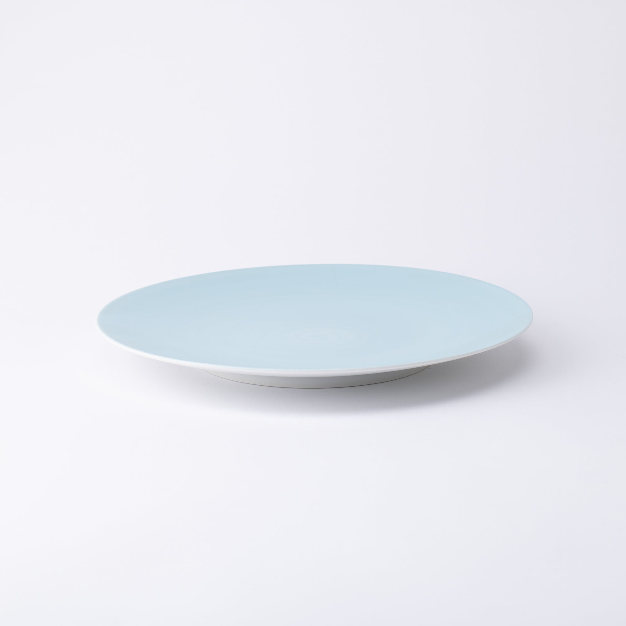 Arita Porcelain Lab Japan Blue Pearl Blue Flat Plate - MUSUBI KILN - Quality Japanese Tableware and Gift