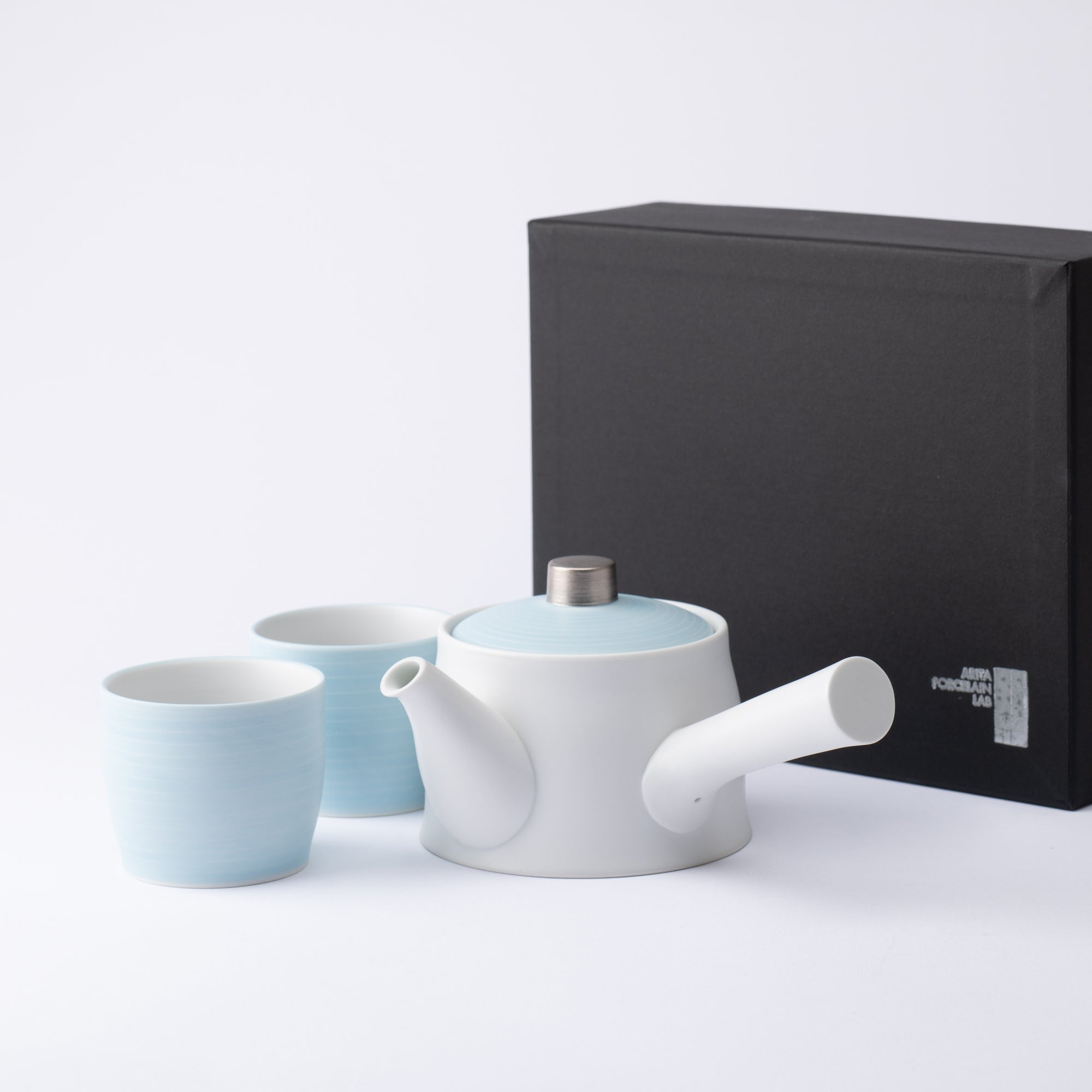 Japan Blue Pearl Blue Japanese Tea Set