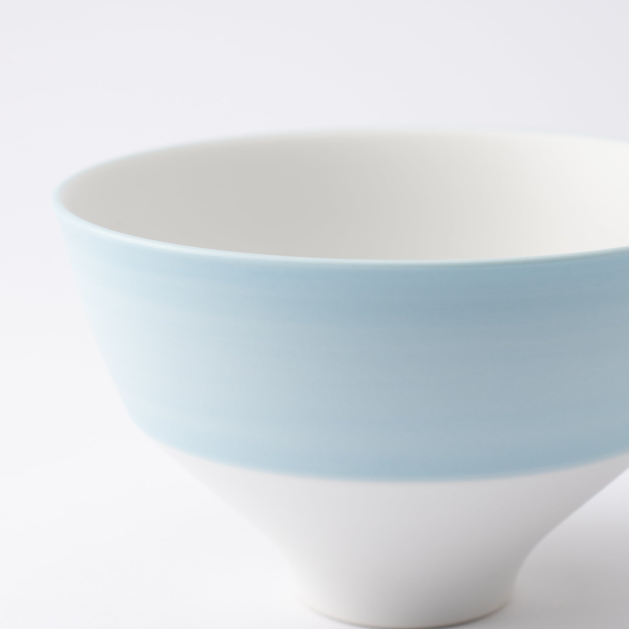 Arita Porcelain Lab Japan Blue Pearl Blue Rice Bowl - MUSUBI KILN - Quality Japanese Tableware and Gift