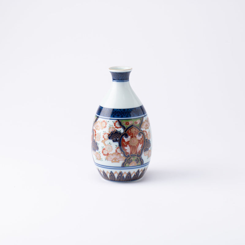 Arita Porcelain Lab Yazaemon "Old Imari" Sakura Sake Set - MUSUBI KILN - Quality Japanese Tableware and Gift