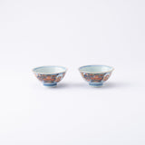 Arita Porcelain Lab Yazaemon "Old Imari" Sakura Sake Set - MUSUBI KILN - Quality Japanese Tableware and Gift