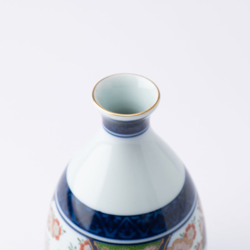 Arita Porcelain Lab Yazaemon "Old Imari" Sakura Sake Set - MUSUBI KILN - Quality Japanese Tableware and Gift