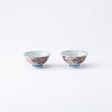 Arita Porcelain Lab Yazaemon "Old Imari" Sakura Sake Set - MUSUBI KILN - Quality Japanese Tableware and Gift