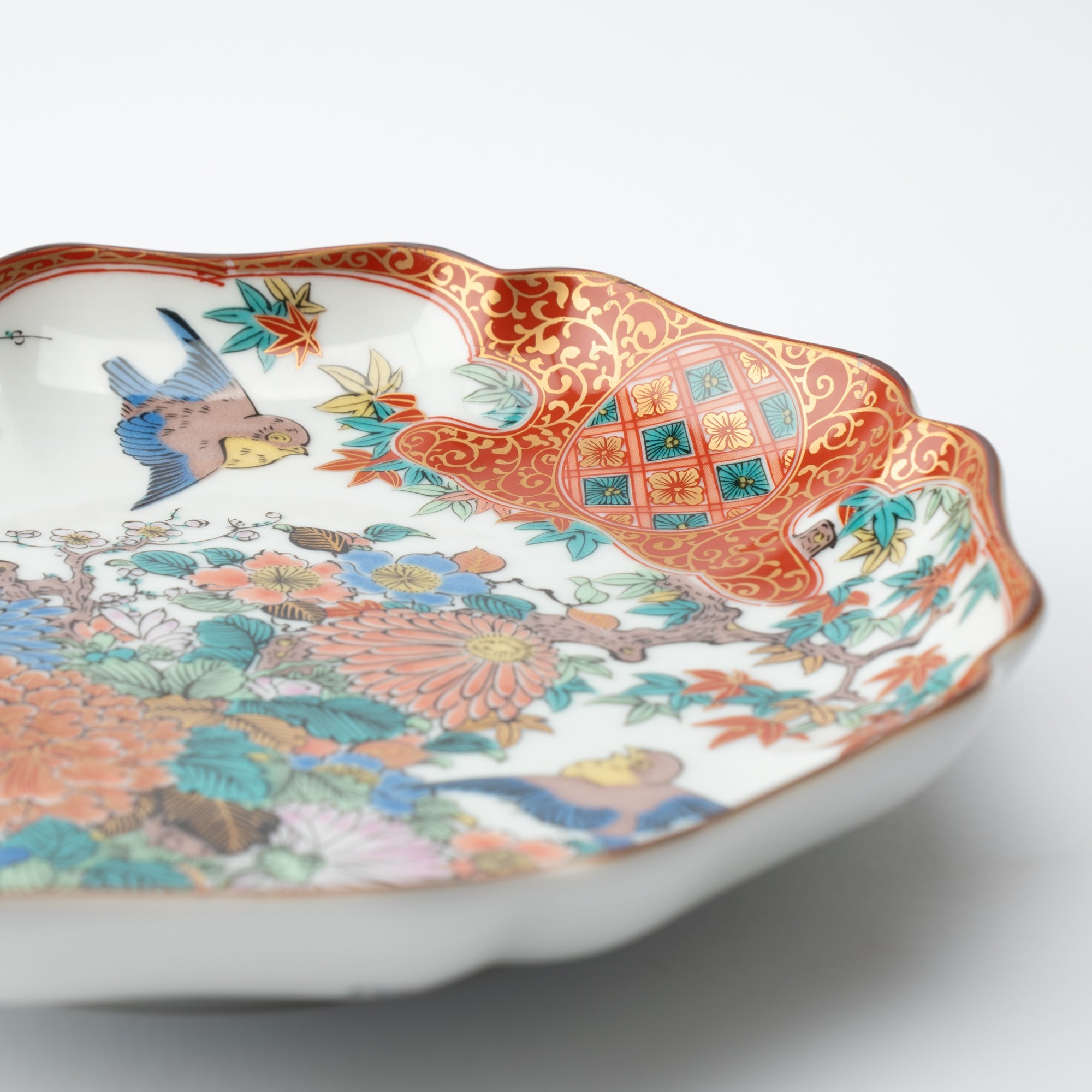 Art Styles of the Past Shoza Kutani Decorative Plate - MUSUBI KILN - Quality Japanese Tableware and Gift