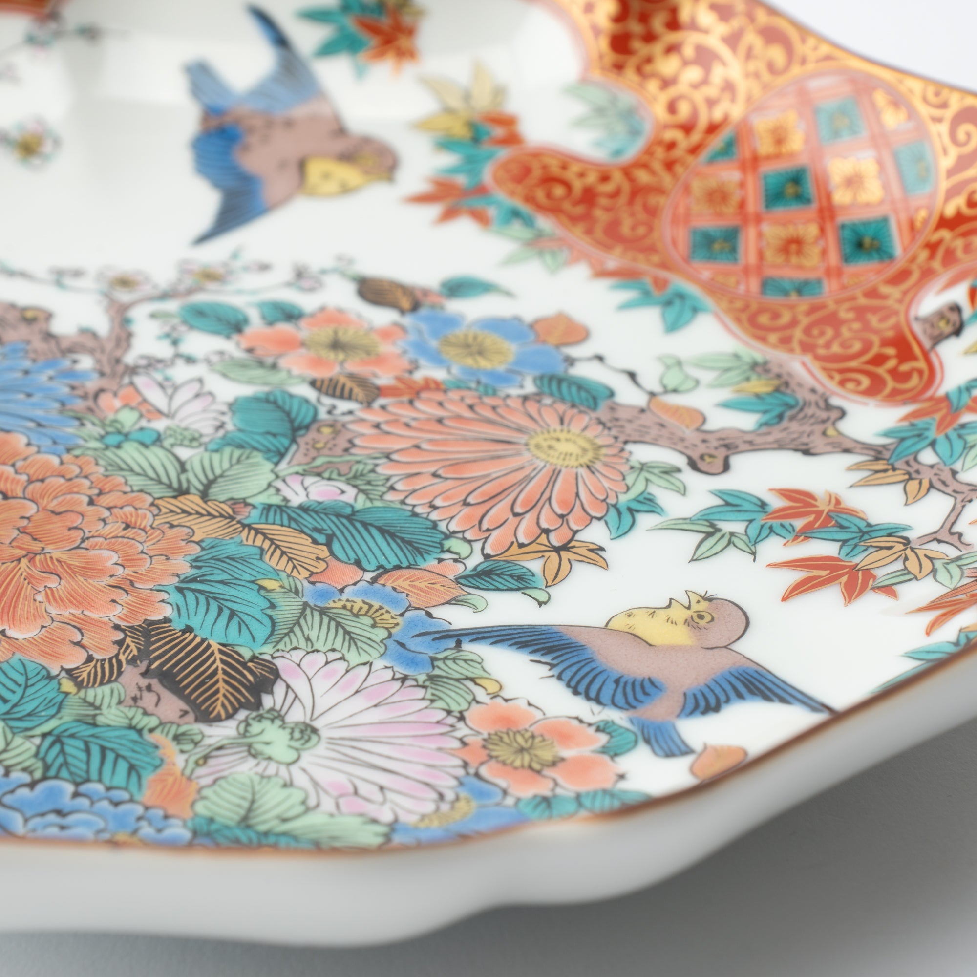 Art Styles of the Past Shoza Kutani Decorative Plate - MUSUBI KILN - Quality Japanese Tableware and Gift