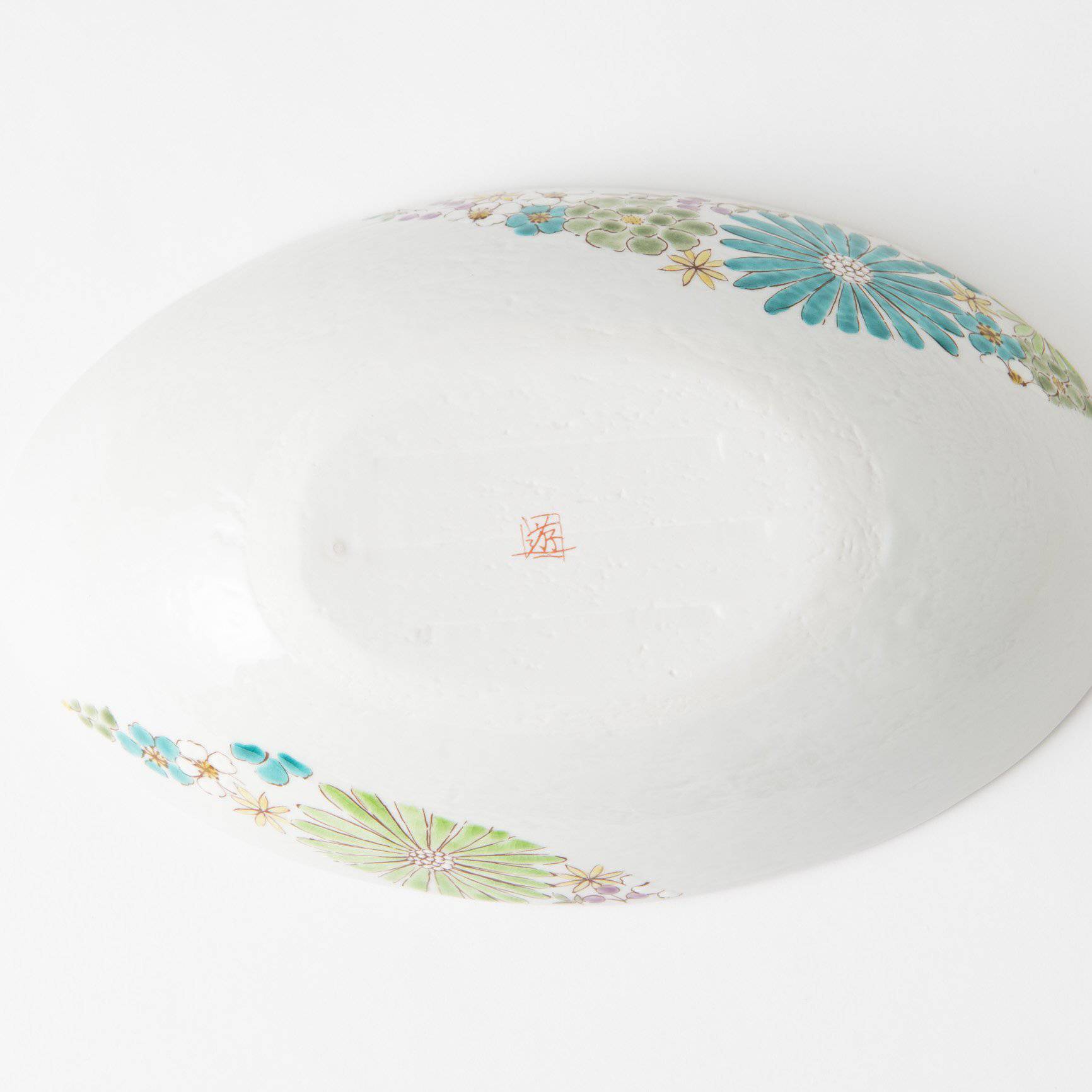 Atelier Yu Brilliant Blue Flower Kutani Bowl - MUSUBI KILN - Quality Japanese Tableware and Gift