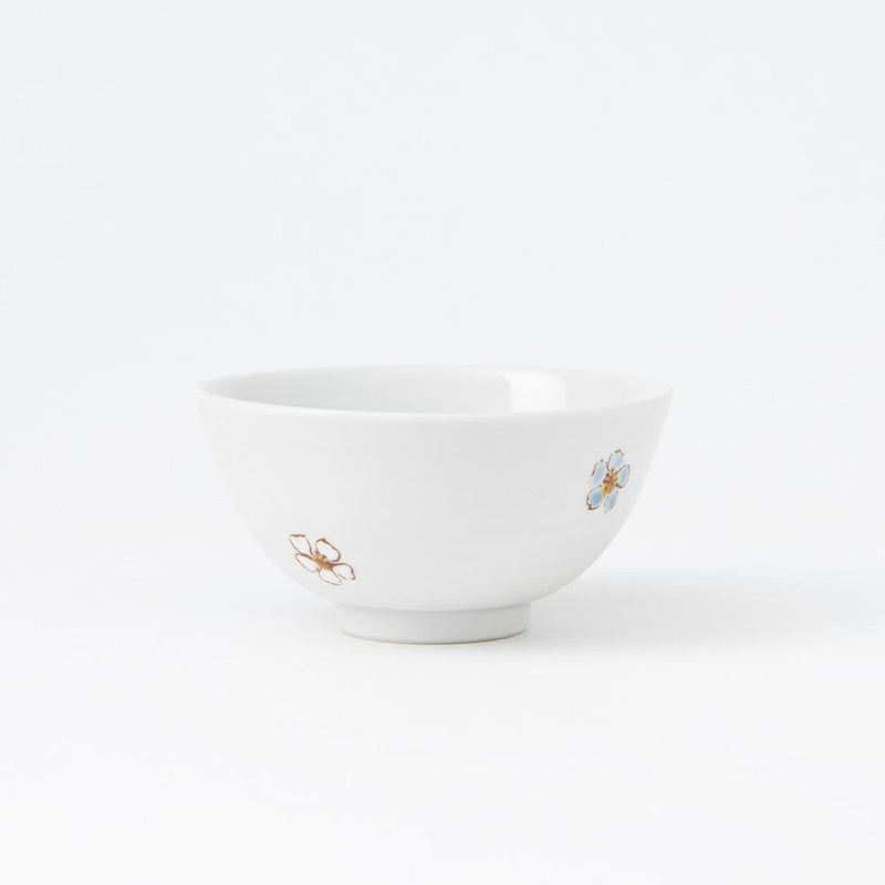 Atelier Yu Brilliant flower Kutani Japanese Rice Bowl - MUSUBI KILN - Quality Japanese Tableware and Gift