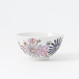 Atelier Yu Brilliant flower Kutani Japanese Rice Bowl - MUSUBI KILN - Quality Japanese Tableware and Gift