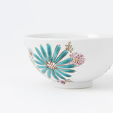 Atelier Yu Brilliant flower Kutani Japanese Rice Bowl - MUSUBI KILN - Quality Japanese Tableware and Gift