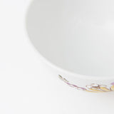 Atelier Yu Brilliant flower Kutani Japanese Rice Bowl - MUSUBI KILN - Quality Japanese Tableware and Gift