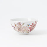 Atelier Yu Brilliant flower Kutani Japanese Rice Bowl - MUSUBI KILN - Quality Japanese Tableware and Gift