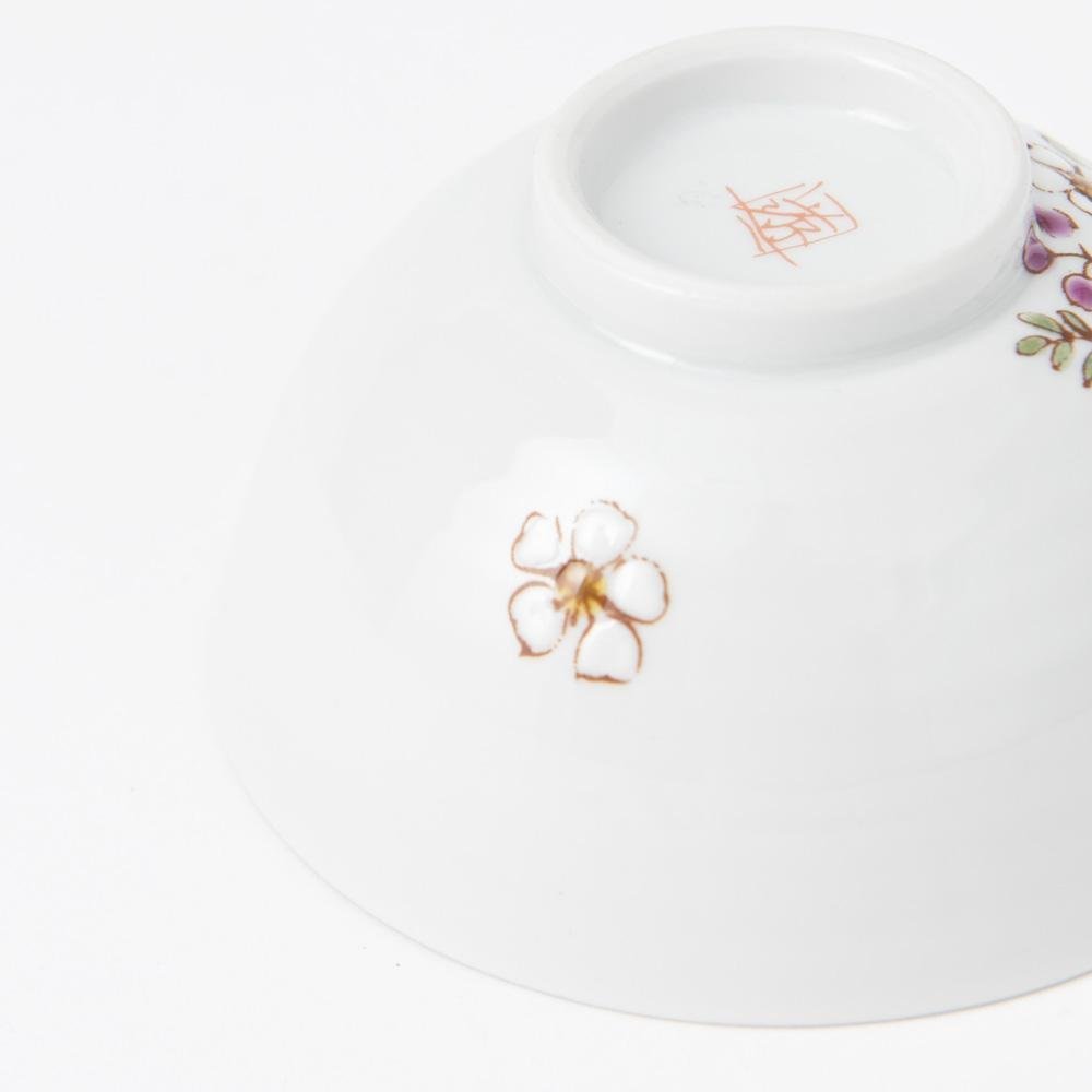 Atelier Yu Brilliant flower Kutani Japanese Rice Bowl - MUSUBI KILN - Quality Japanese Tableware and Gift