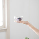 Atelier Yu Brilliant flower Kutani Japanese Rice Bowl - MUSUBI KILN - Quality Japanese Tableware and Gift