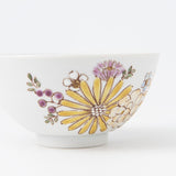 Atelier Yu Brilliant flower Kutani Japanese Rice Bowl - MUSUBI KILN - Quality Japanese Tableware and Gift