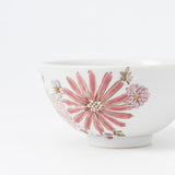 Atelier Yu Brilliant flower Kutani Japanese Rice Bowl - MUSUBI KILN - Quality Japanese Tableware and Gift