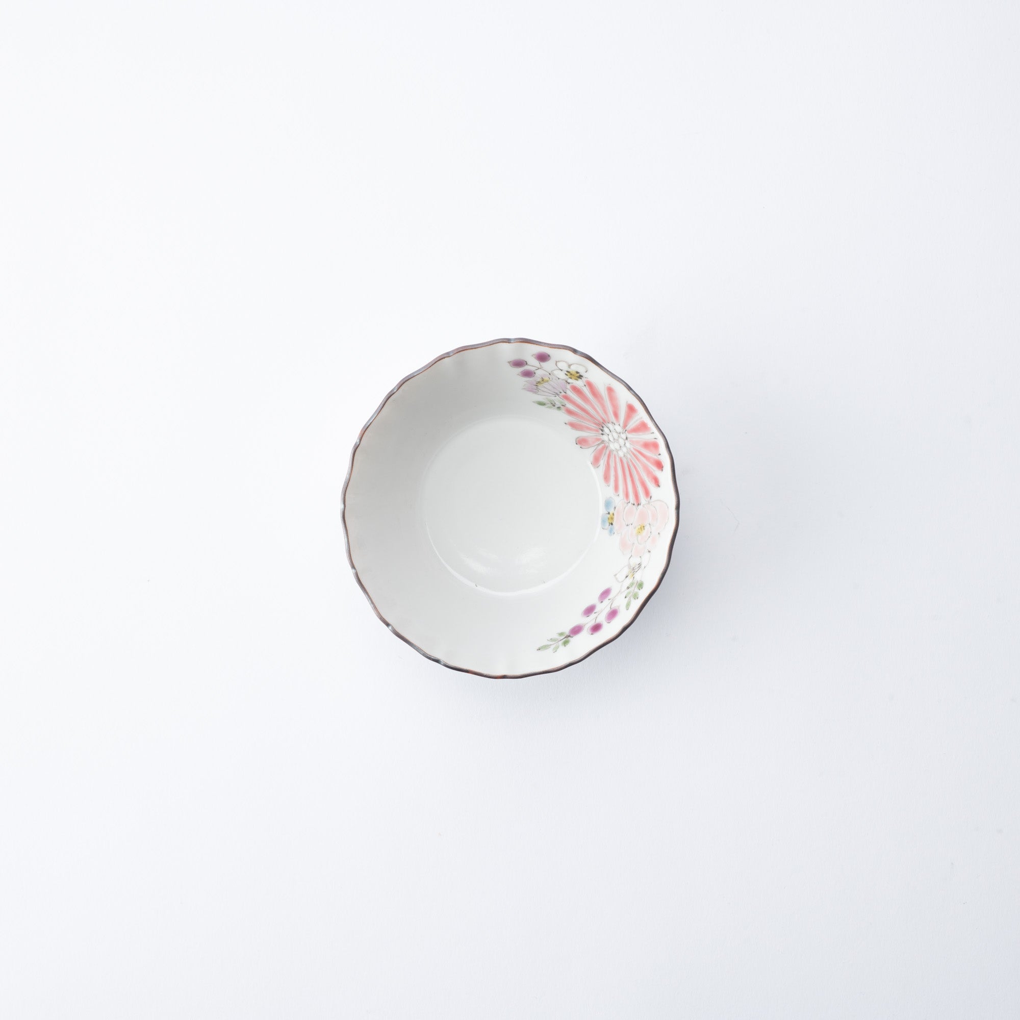 Atelier Yu Brilliant Flower Kutani Kobachi Bowl - MUSUBI KILN - Quality Japanese Tableware and Gift