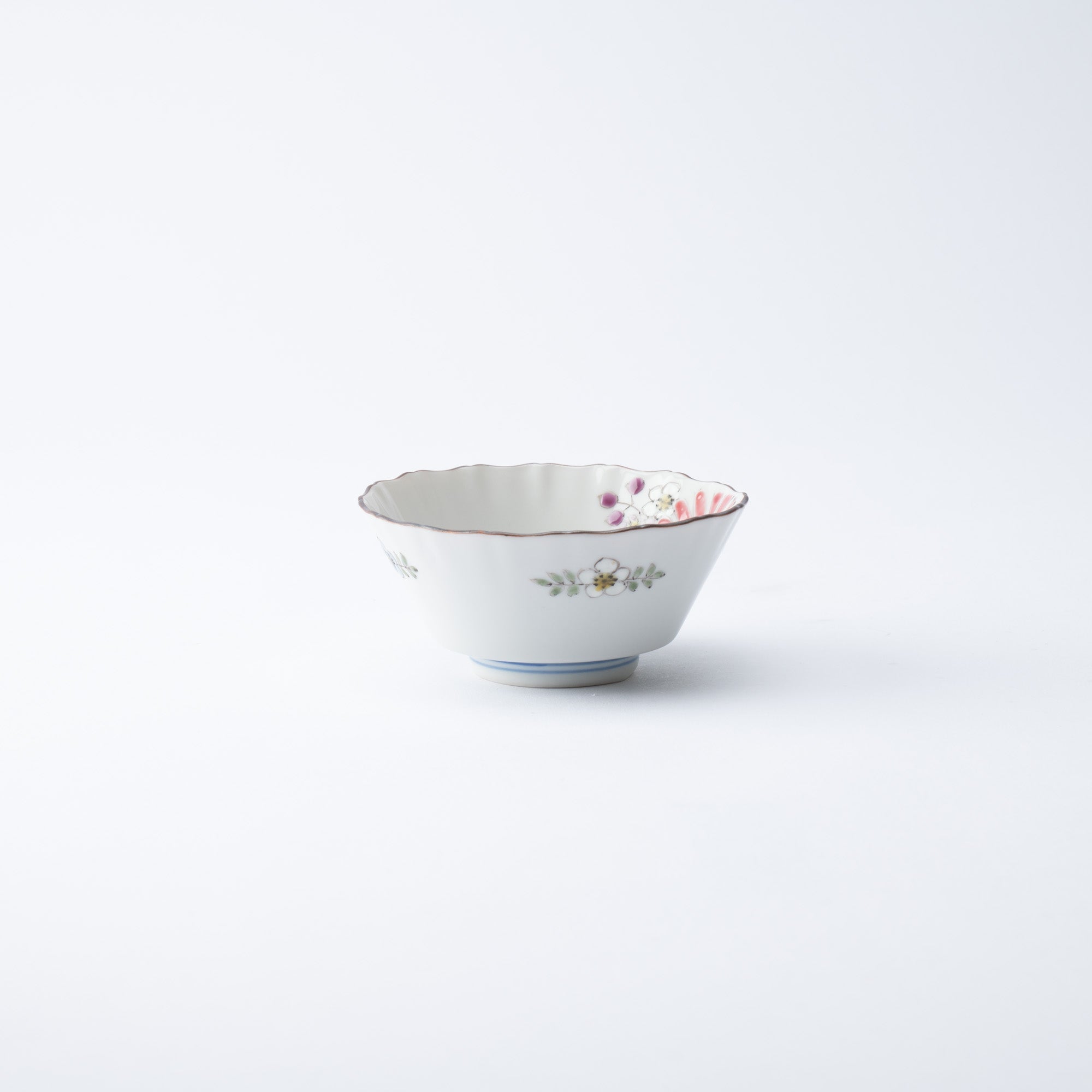 Atelier Yu Brilliant Flower Kutani Kobachi Bowl - MUSUBI KILN - Quality Japanese Tableware and Gift