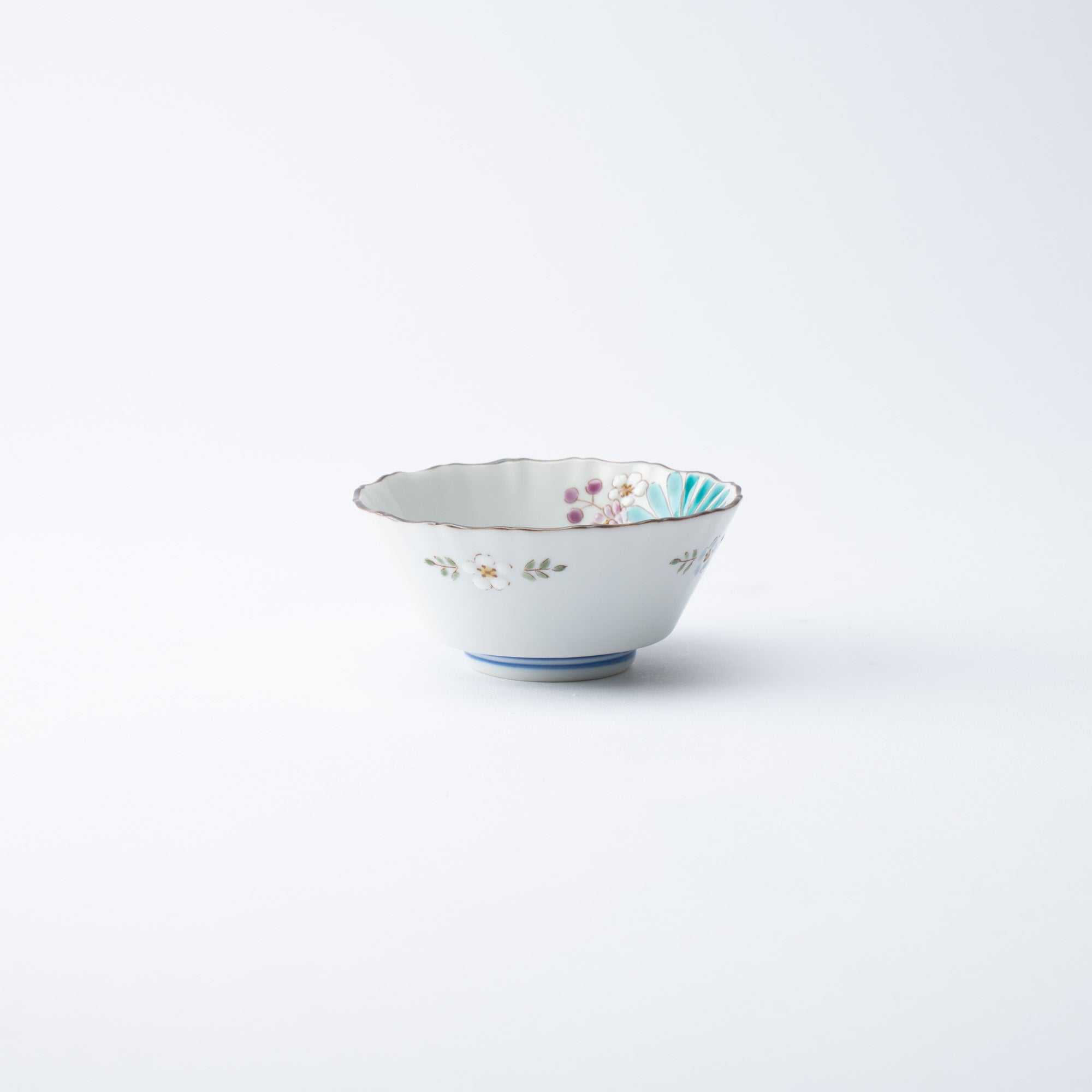 Atelier Yu Brilliant Flower Kutani Kobachi Bowl - MUSUBI KILN - Quality Japanese Tableware and Gift