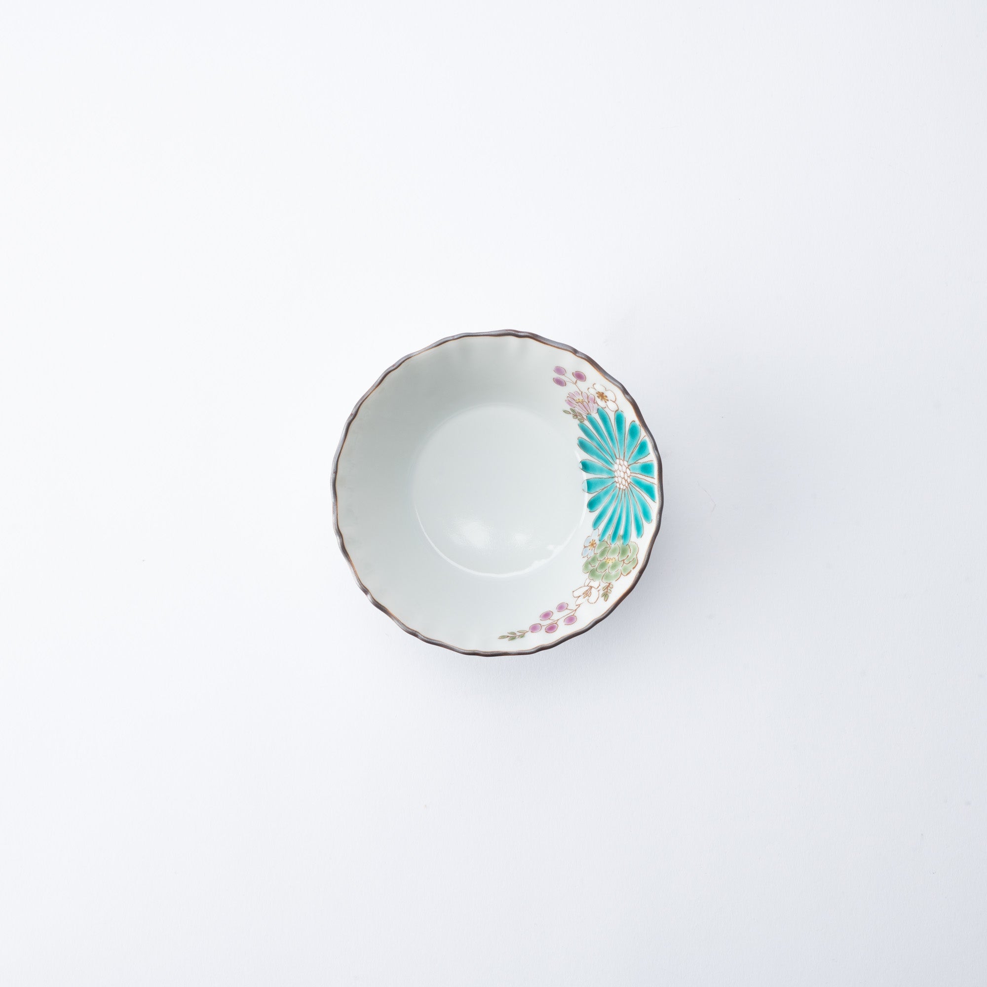 Atelier Yu Brilliant Flower Kutani Kobachi Bowl - MUSUBI KILN - Quality Japanese Tableware and Gift