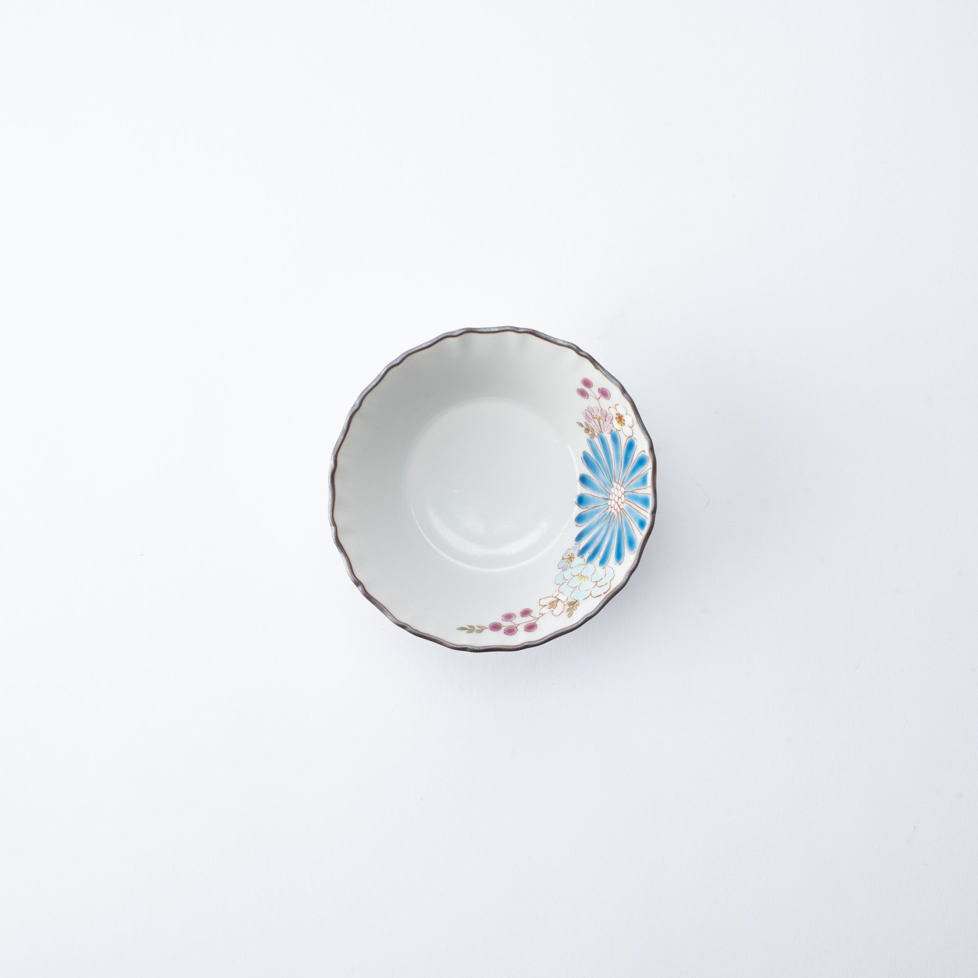 Atelier Yu Brilliant Flower Kutani Kobachi Bowl - MUSUBI KILN - Quality Japanese Tableware and Gift