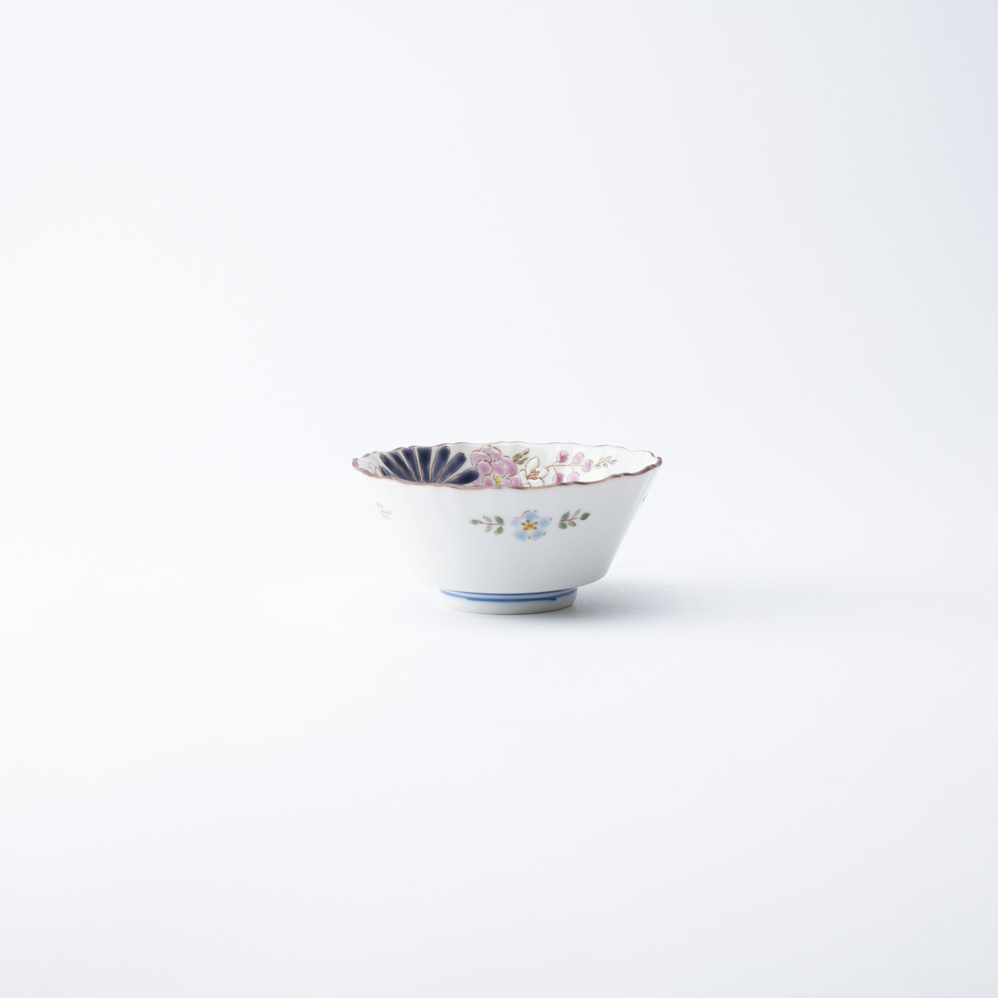 Atelier Yu Brilliant Flower Kutani Kobachi Bowl - MUSUBI KILN - Quality Japanese Tableware and Gift