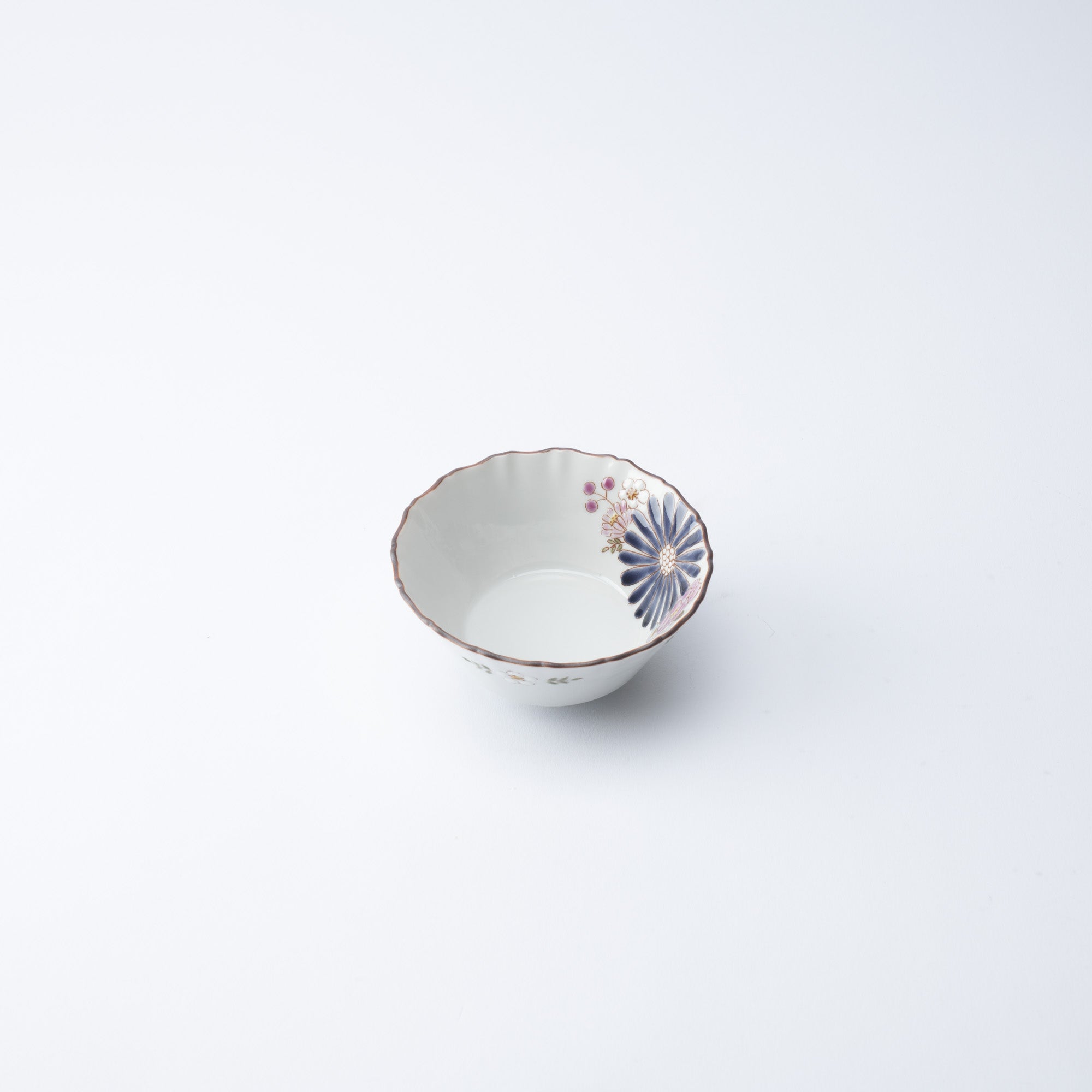 Atelier Yu Brilliant Flower Kutani Kobachi Bowl - MUSUBI KILN - Quality Japanese Tableware and Gift