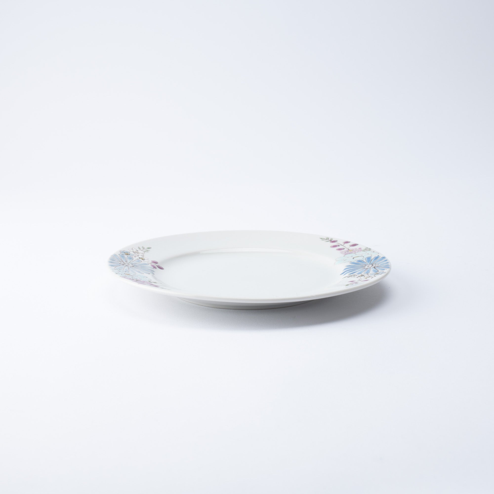 Atelier Yu Brilliant Flower Kutani Round Plate - MUSUBI KILN - Quality Japanese Tableware and Gift