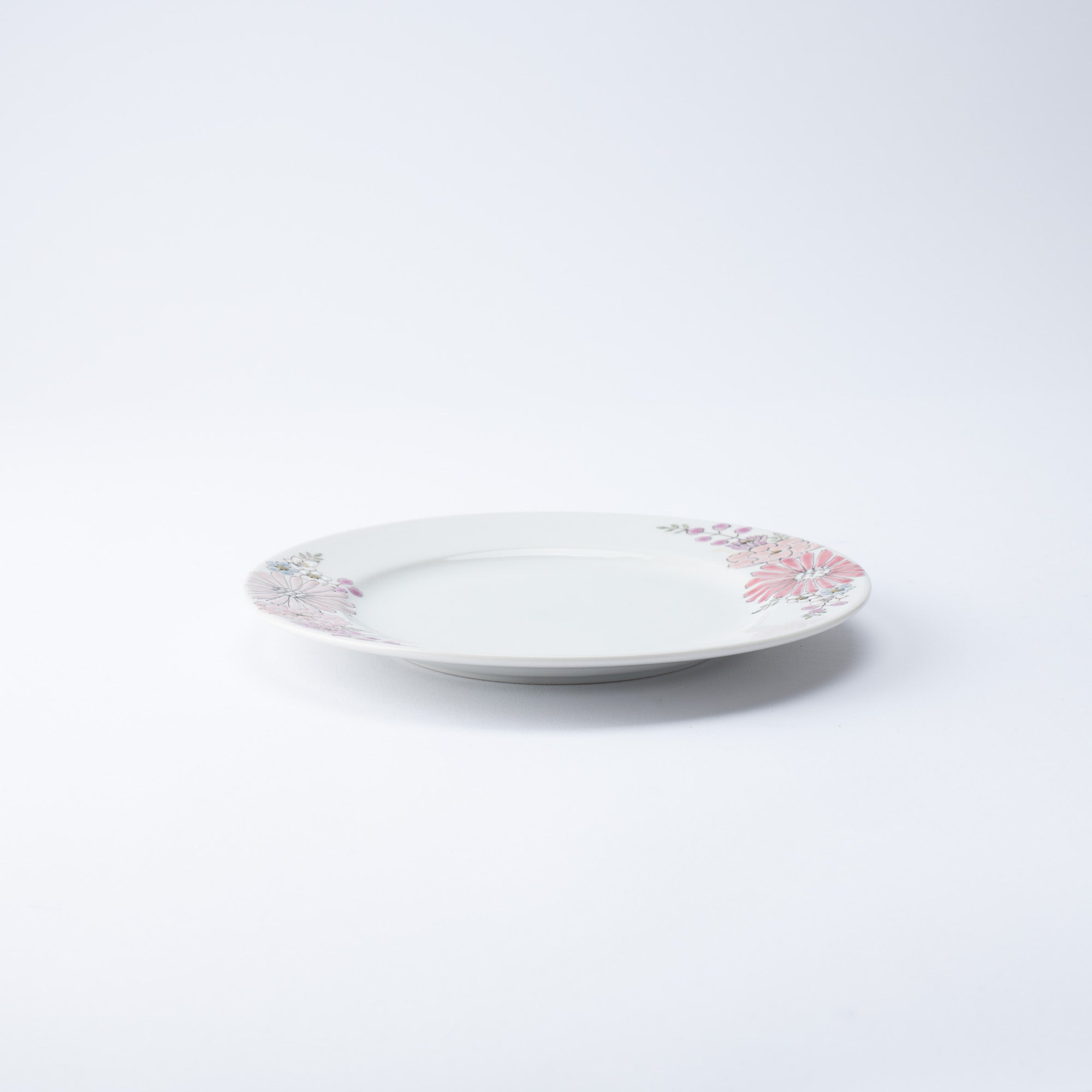 Atelier Yu Brilliant Flower Kutani Round Plate - MUSUBI KILN - Quality Japanese Tableware and Gift