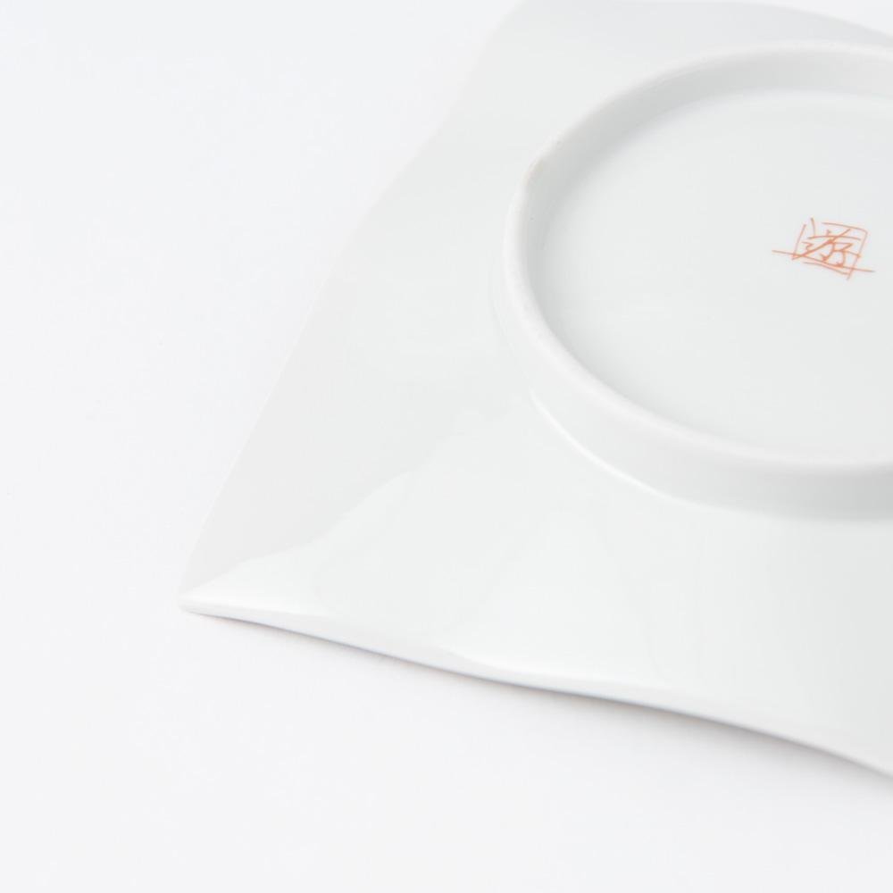 Atelier Yu Brilliant Flower Kutani Square Plate S - MUSUBI KILN - Quality Japanese Tableware and Gift