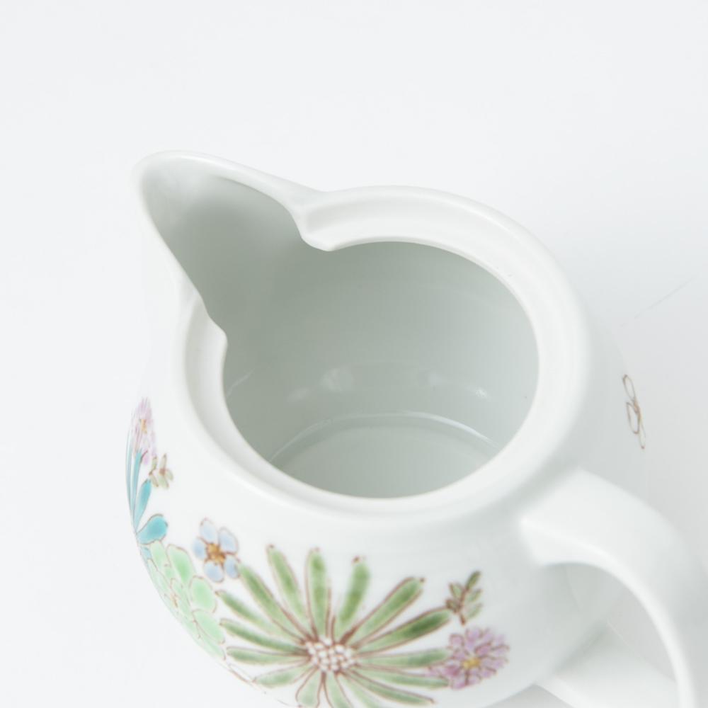 Atelier Yu Brilliant flower Kutani Teapot 12.2oz(360ml) - MUSUBI KILN - Quality Japanese Tableware and Gift