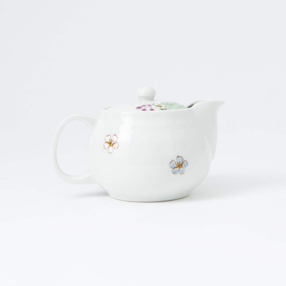 Atelier Yu Brilliant flower Kutani Teapot 12.2oz(360ml) - MUSUBI KILN - Quality Japanese Tableware and Gift