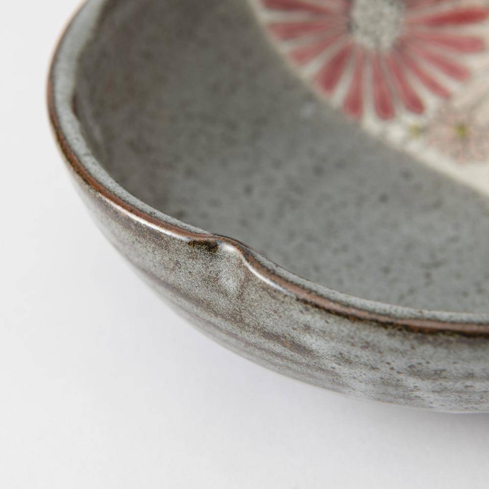 Atelier Yu Brilliant Pink Flower Kutani Bowl - MUSUBI KILN - Quality Japanese Tableware and Gift