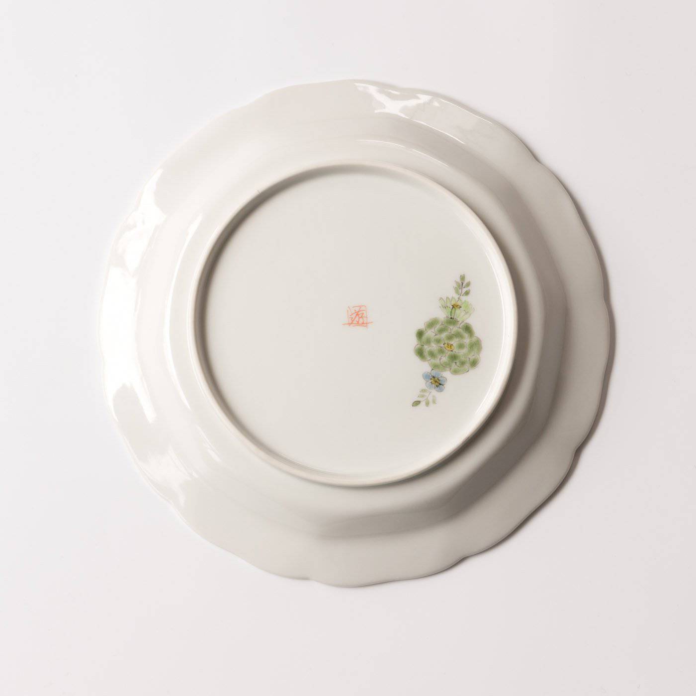 Atelier Yu Premium Brilliant Flower Kutani Round Plate - MUSUBI KILN - Quality Japanese Tableware and Gift