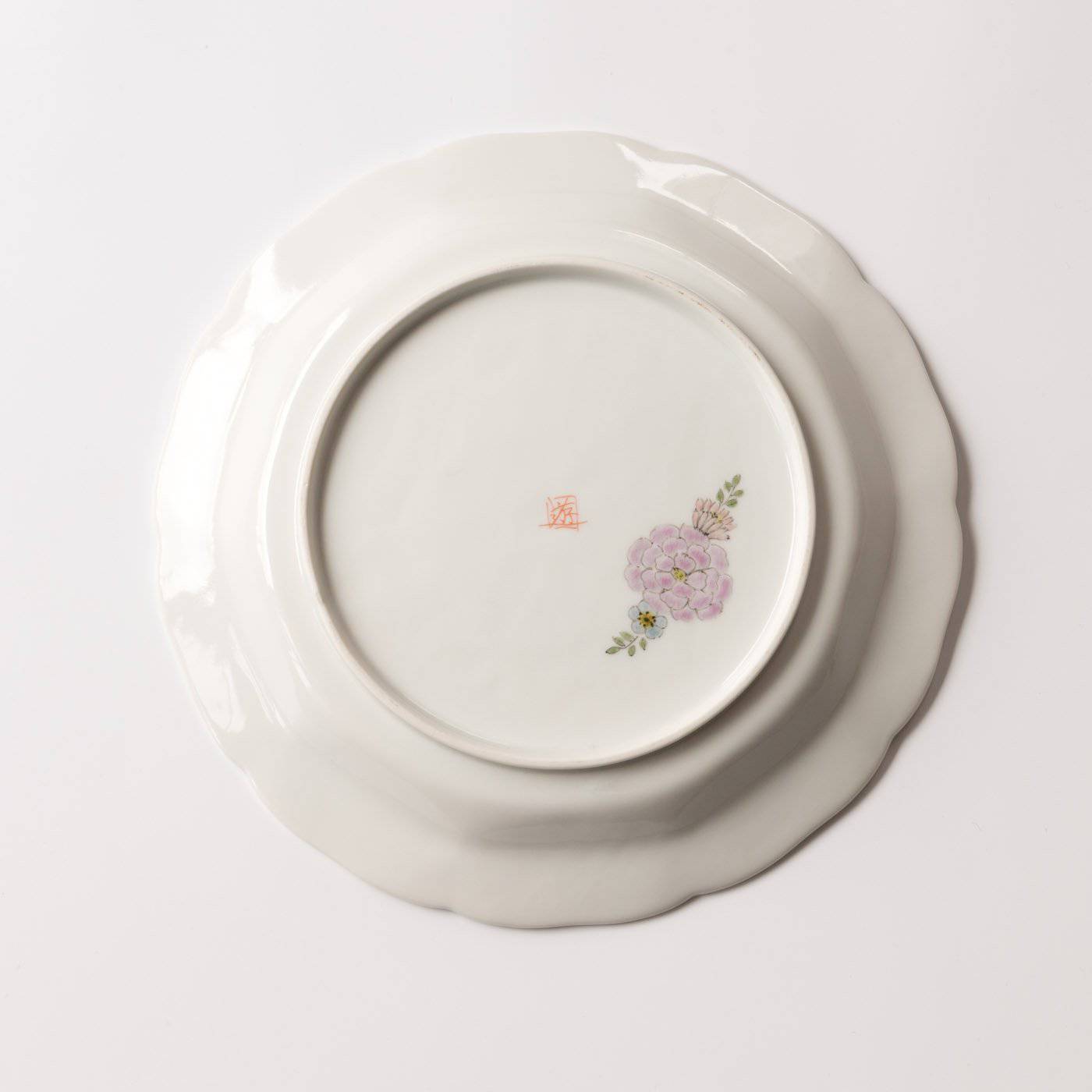 Atelier Yu Premium Brilliant Flower Kutani Round Plate - MUSUBI KILN - Quality Japanese Tableware and Gift