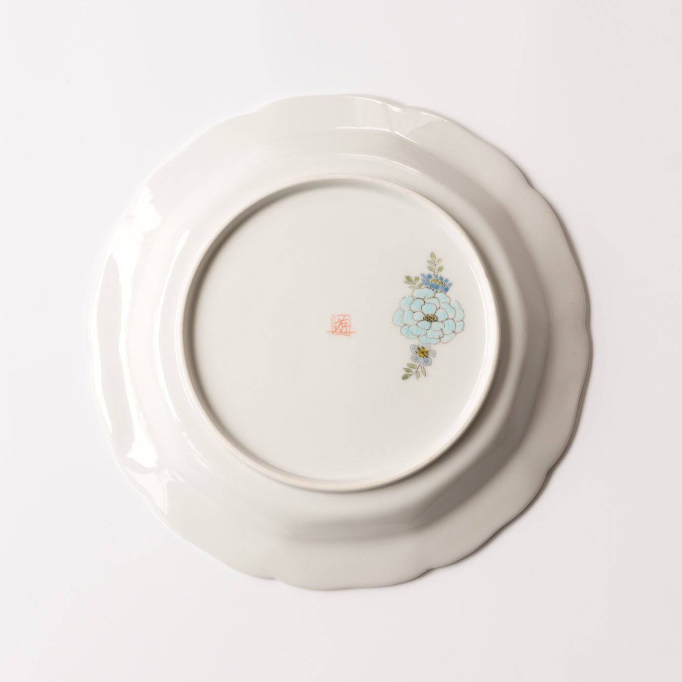 Atelier Yu Premium Brilliant Flower Kutani Round Plate - MUSUBI KILN - Quality Japanese Tableware and Gift