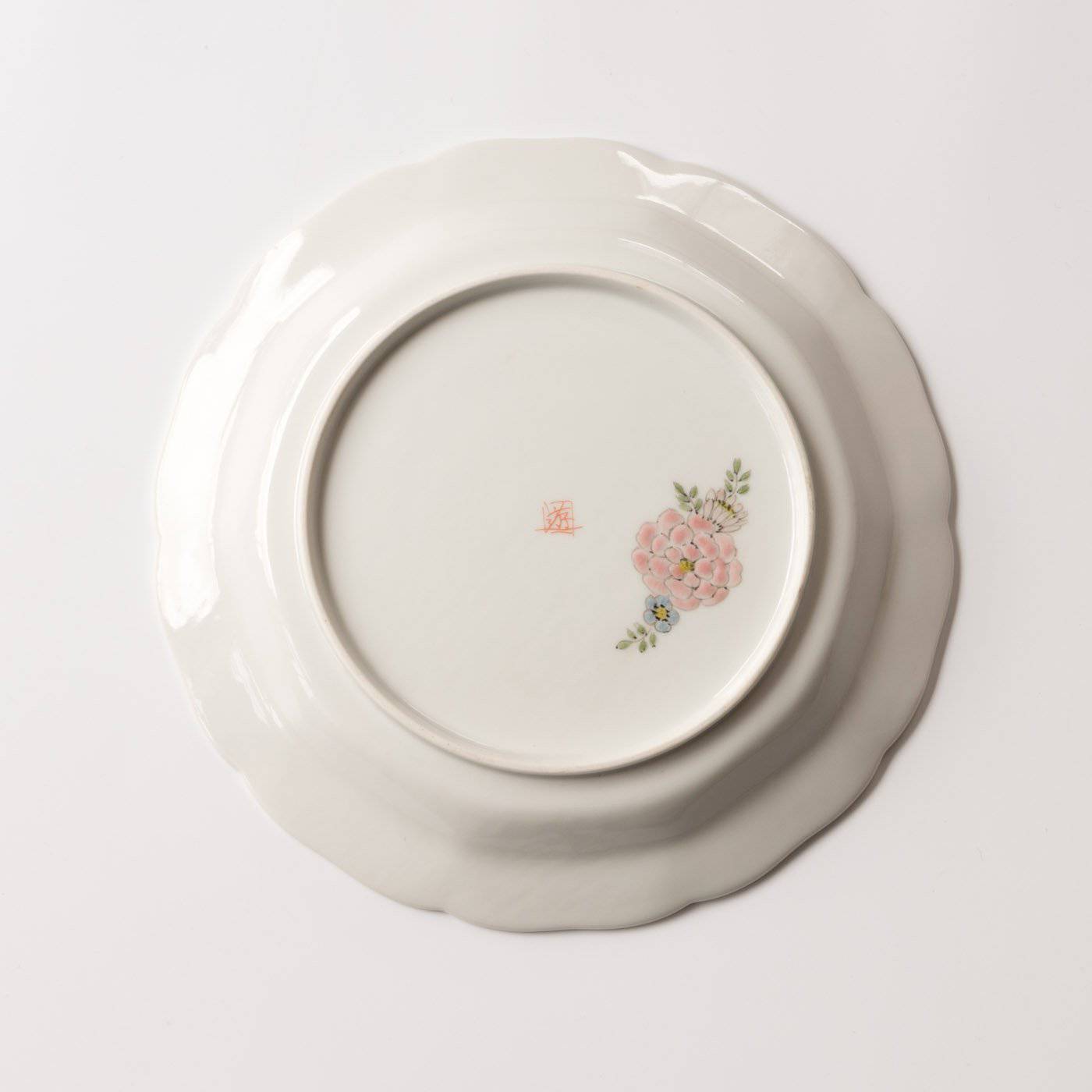 Atelier Yu Premium Brilliant Flower Kutani Round Plate - MUSUBI KILN - Quality Japanese Tableware and Gift