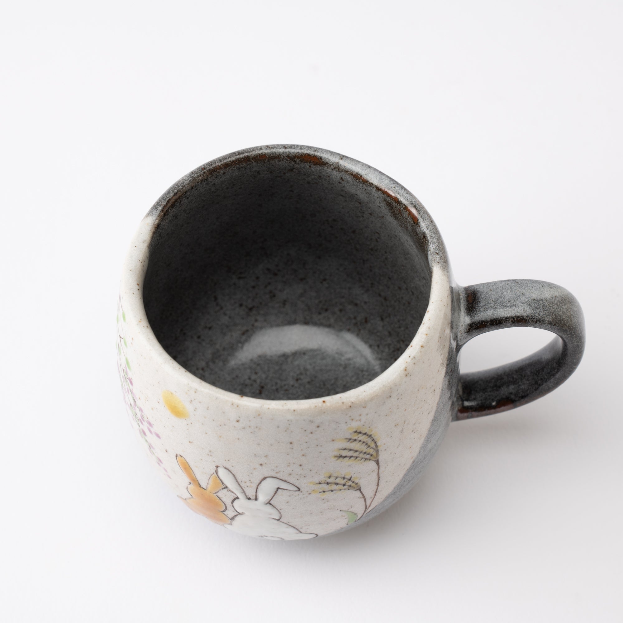 Atelier Yu Rabbits In Sunny Spot Kutani Mug - MUSUBI KILN - Quality Japanese Tableware and Gift