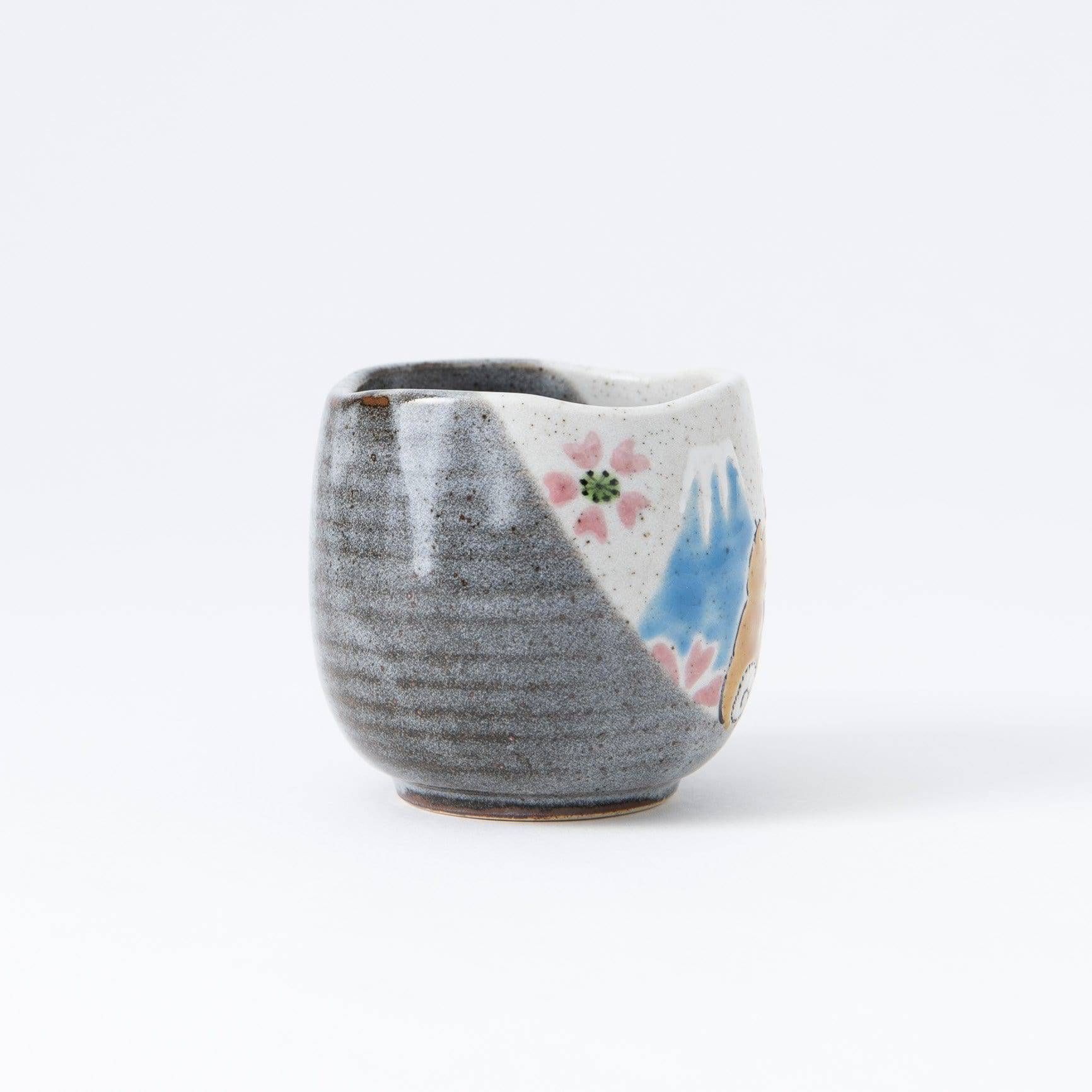 Atelier Yu Shiba Inu in Sunny Spot Kutani Mug - MUSUBI KILN - Quality Japanese Tableware and Gift