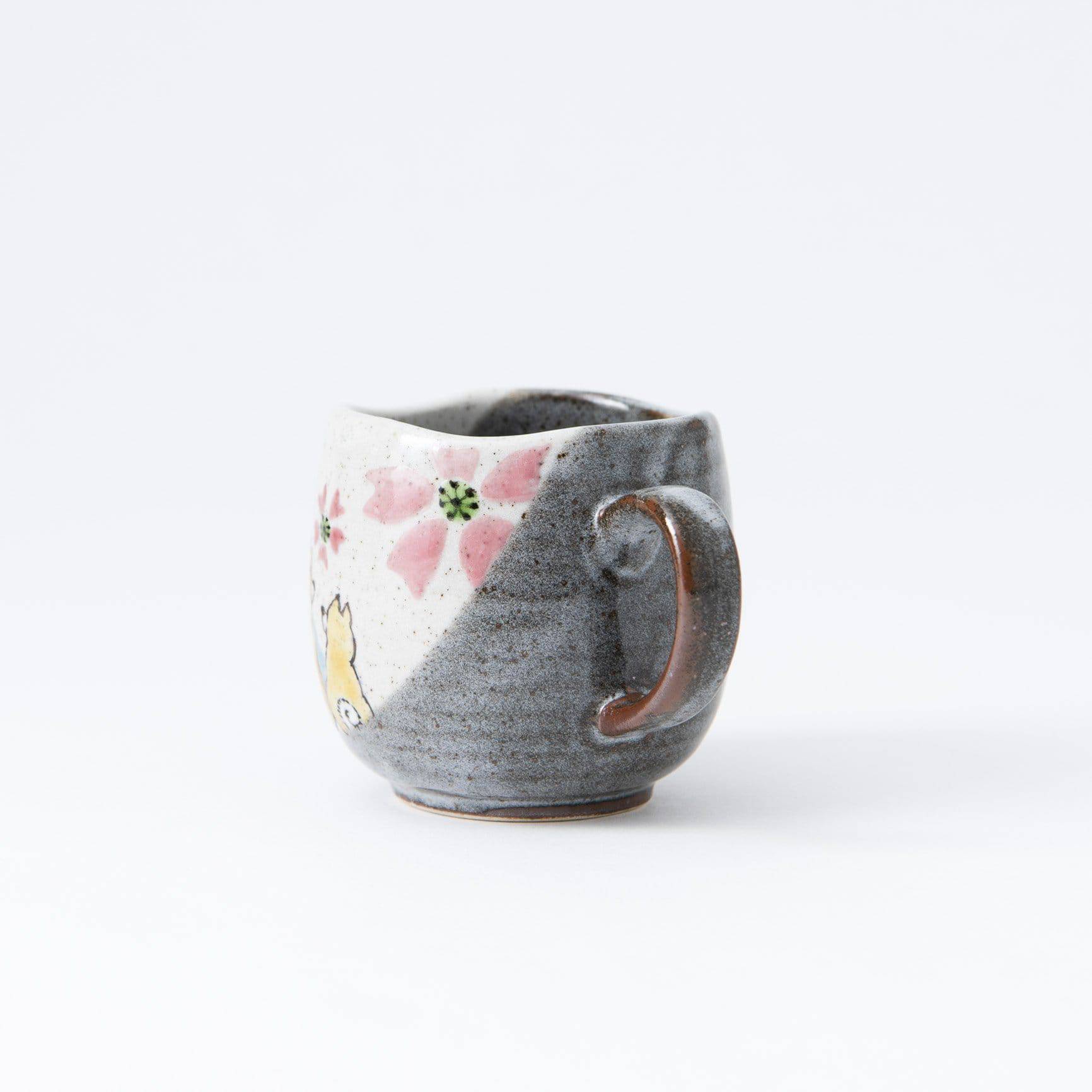 Atelier Yu Shiba Inu in Sunny Spot Kutani Mug - MUSUBI KILN - Quality Japanese Tableware and Gift