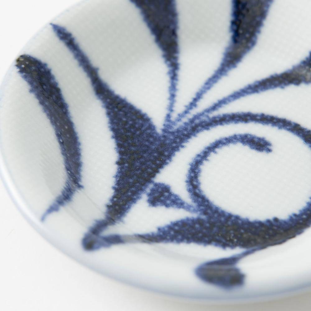 Baizan Kiln Arabesque Sauce Plate - MUSUBI KILN - Quality Japanese Tableware and Gift