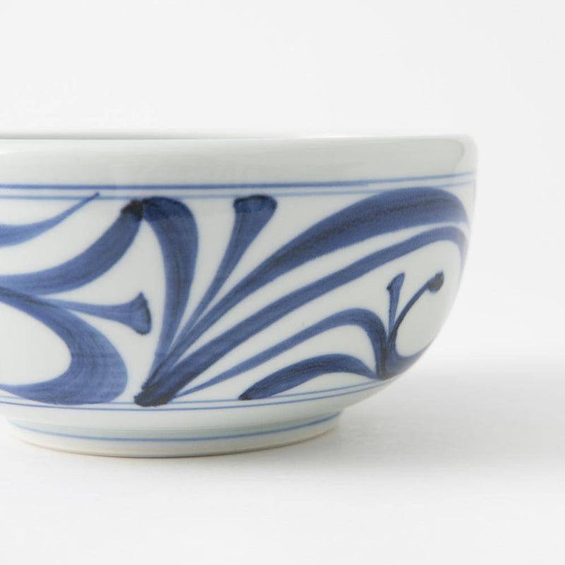 Baizan Kiln Arabesque Tobe Donburi Bowl L - MUSUBI KILN - Quality Japanese Tableware and Gift