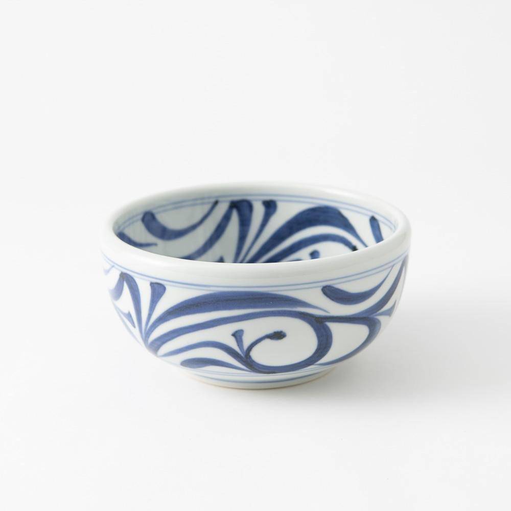 Baizan Kiln Arabesque Tobe Donburi Bowl L - MUSUBI KILN - Quality Japanese Tableware and Gift