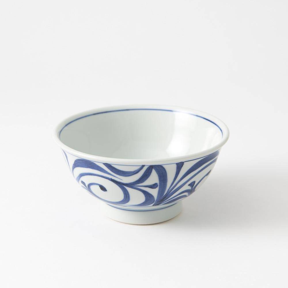 Baizan Kiln Arabesque Tobe Donburi Bowl M - MUSUBI KILN - Quality Japanese Tableware and Gift