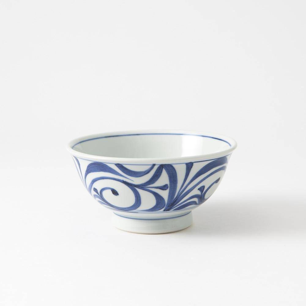 Baizan Kiln Arabesque Tobe Donburi Bowl M - MUSUBI KILN - Quality Japanese Tableware and Gift