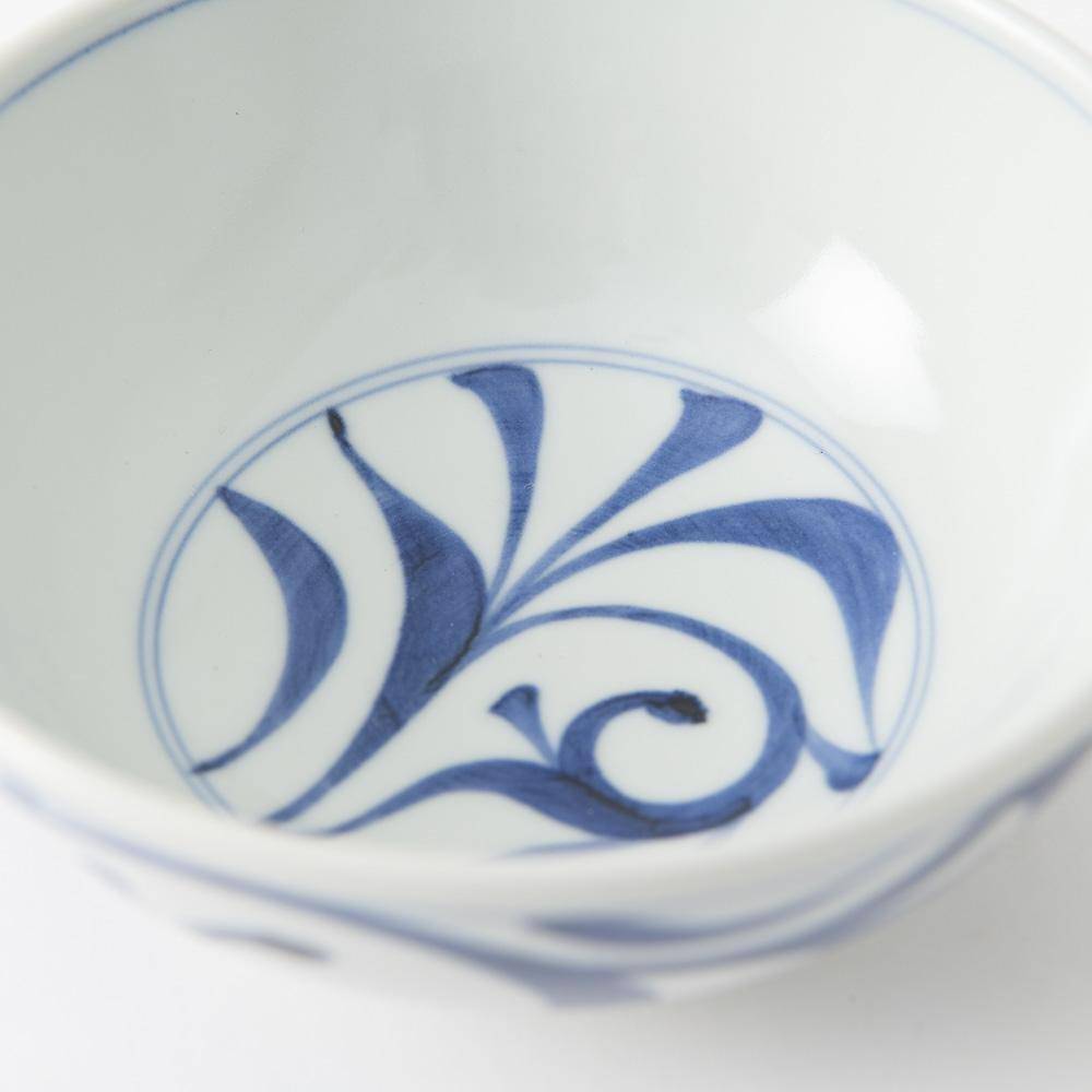 Baizan Kiln Arabesque Tobe Donburi Bowl S - MUSUBI KILN - Quality Japanese Tableware and Gift