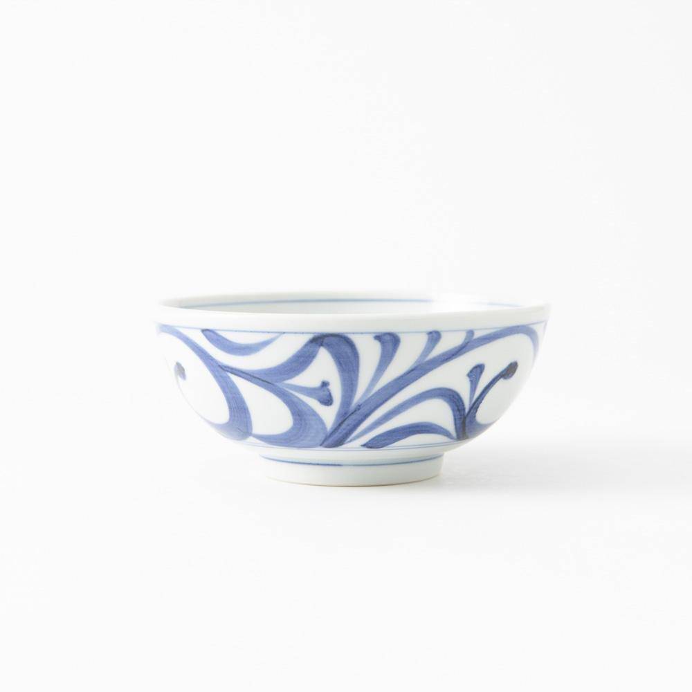 Baizan Kiln Arabesque Tobe Donburi Bowl S - MUSUBI KILN - Quality Japanese Tableware and Gift