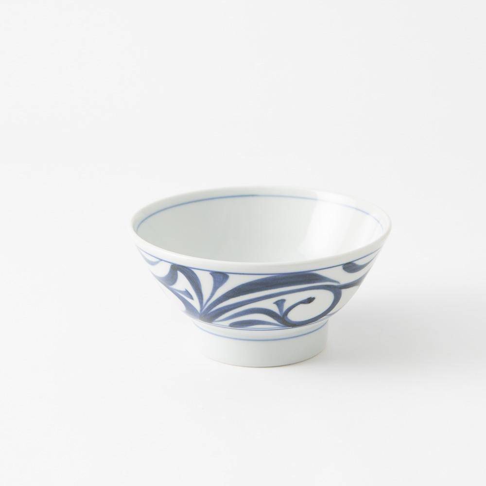 Baizan Kiln Arabesque Tobe Donburi Rice Bowl S - MUSUBI KILN - Quality Japanese Tableware and Gift