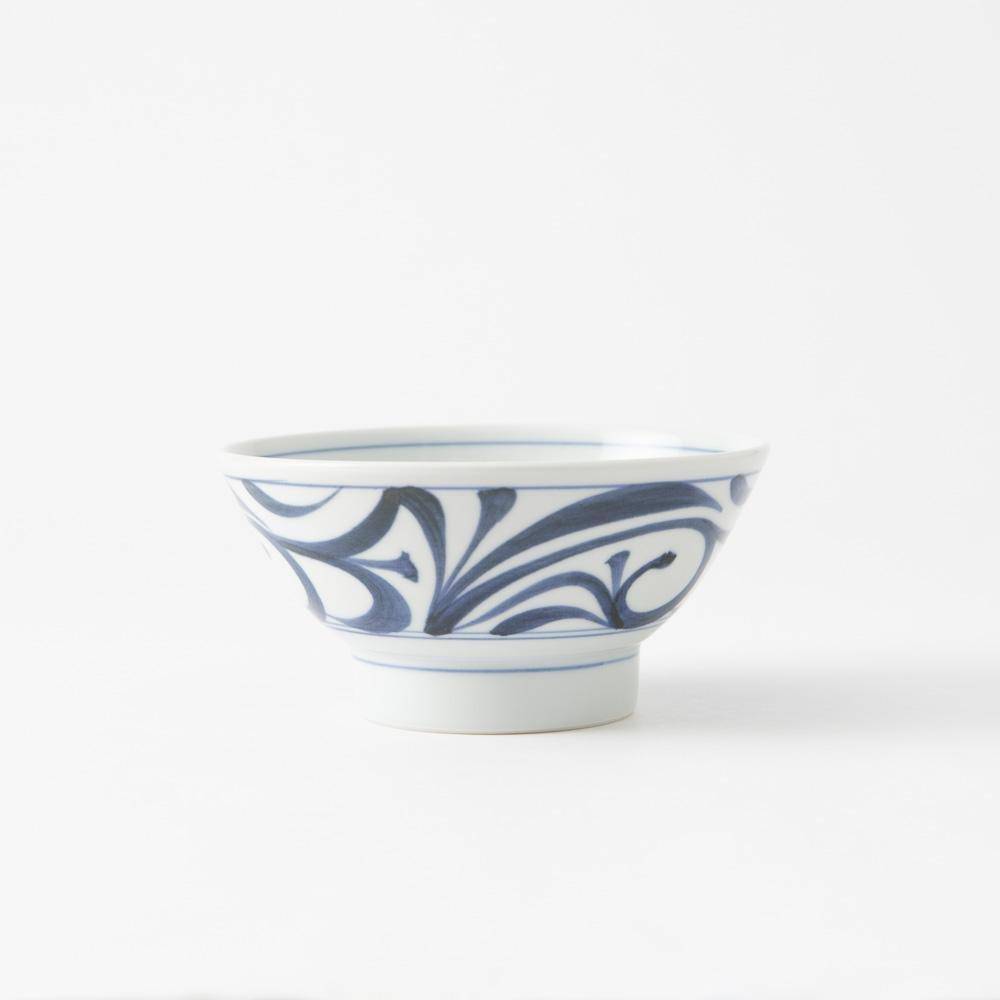 Baizan Kiln Arabesque Tobe Donburi Rice Bowl S - MUSUBI KILN - Quality Japanese Tableware and Gift