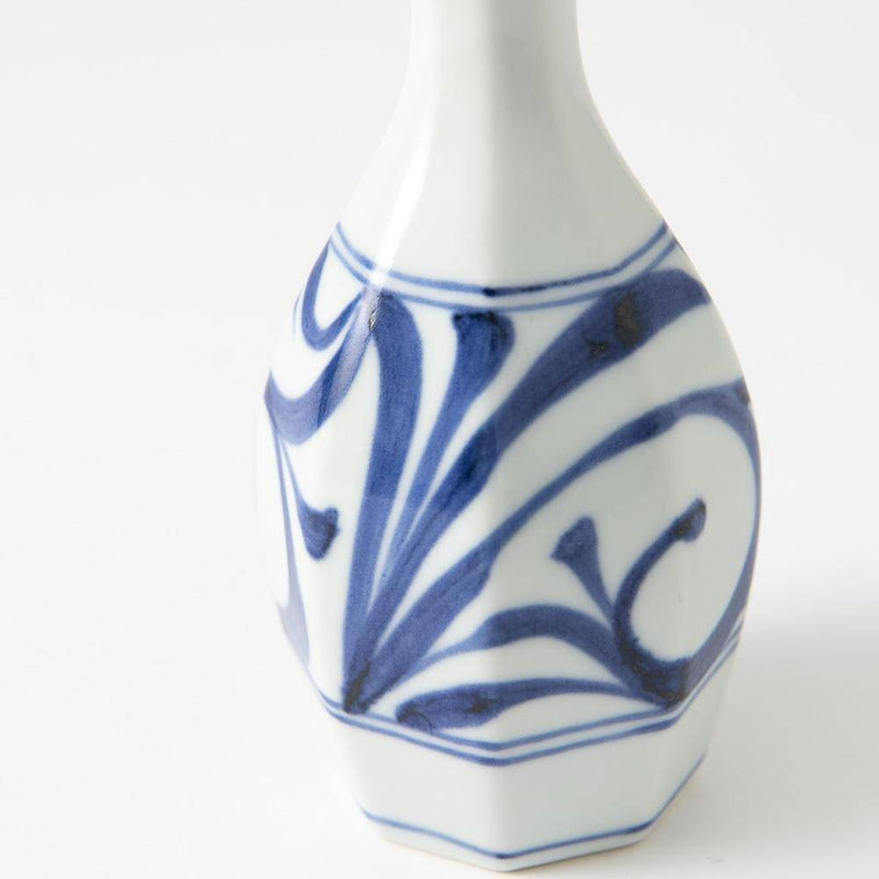 Baizan Kiln Arabesque Tobe Gourd Sake Carafe 6.3in - MUSUBI KILN - Quality Japanese Tableware and Gift